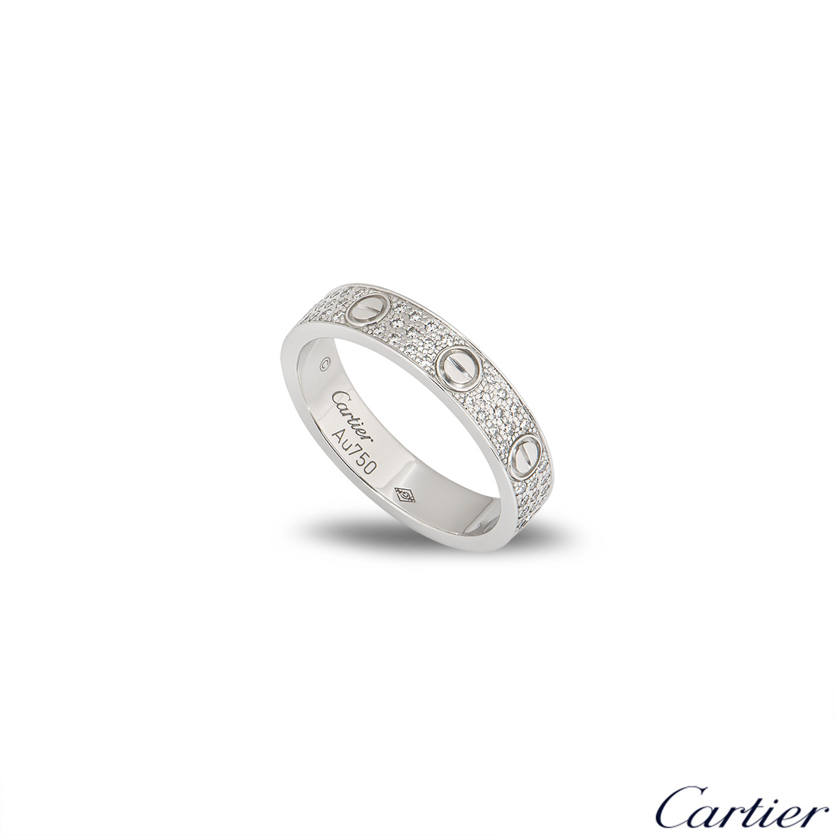 cartier pave ring